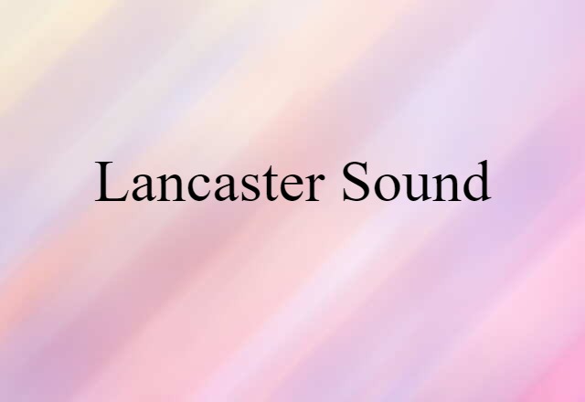 Lancaster Sound