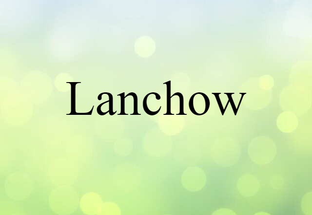 Lanchow