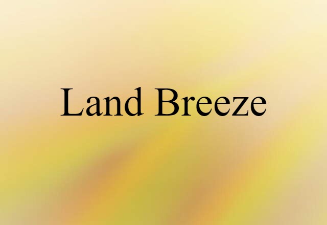 land breeze