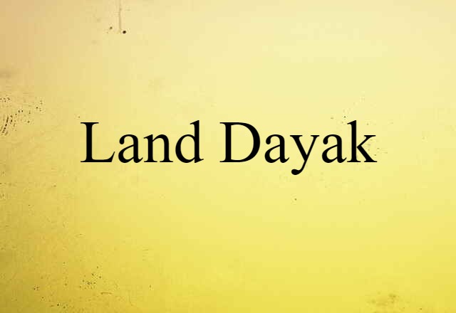 Land Dayak