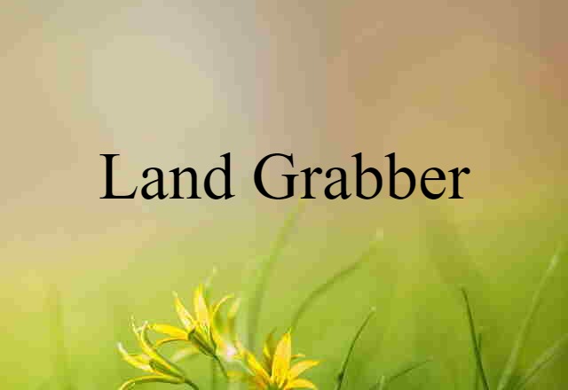 land grabber