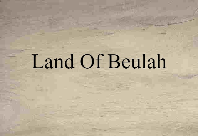 Land of Beulah