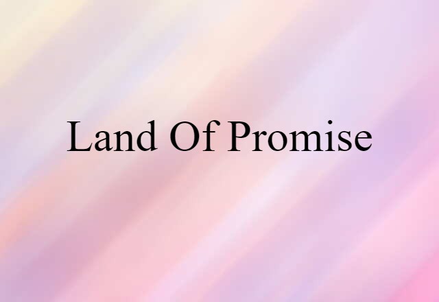 Land of Promise