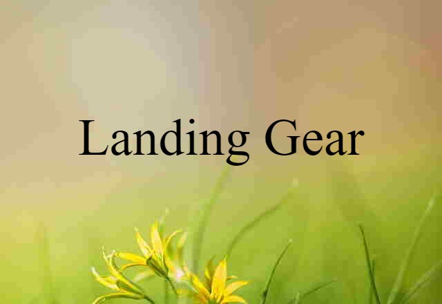 landing gear