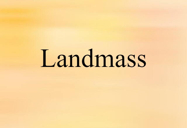 landmass