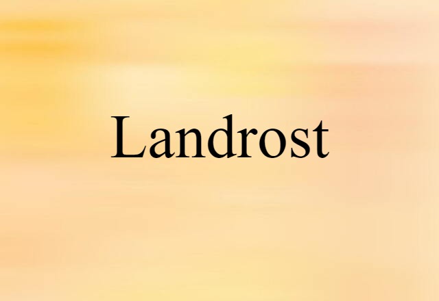 Landrost