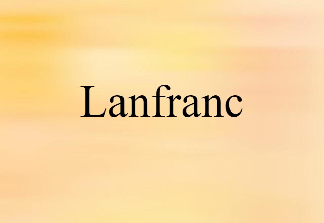 Lanfranc