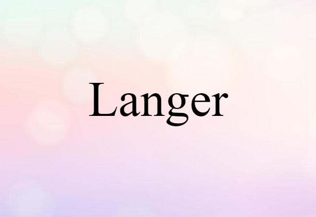 Langer