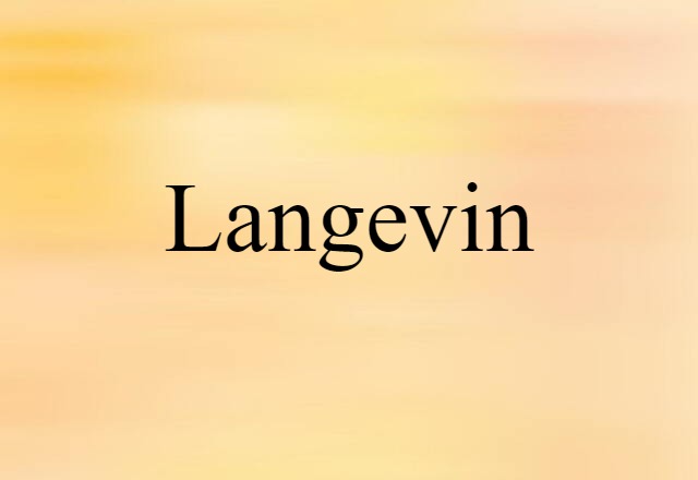 Langevin