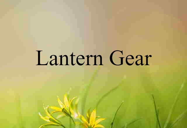 lantern gear