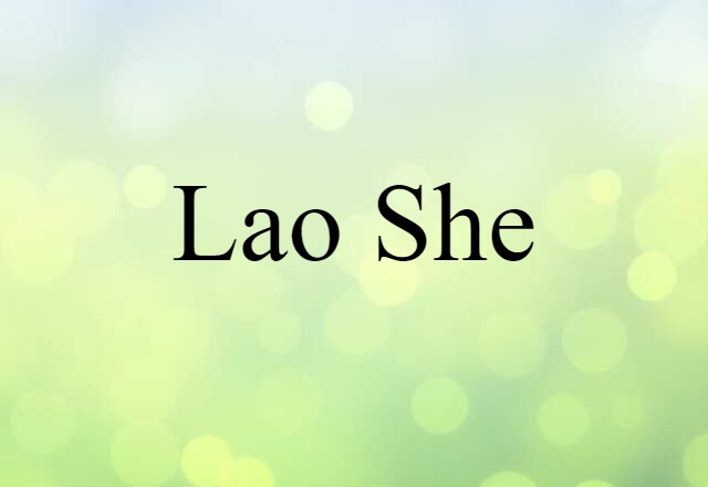 Lao She