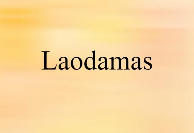 Laodamas