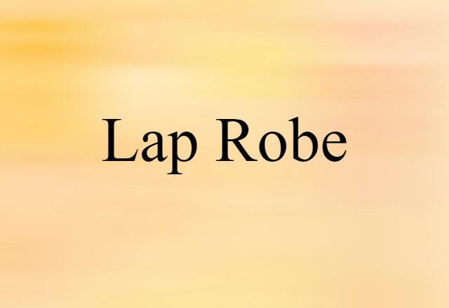 lap robe