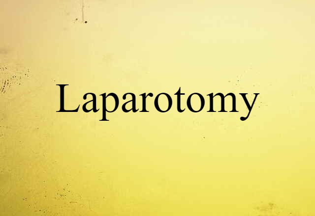 laparotomy