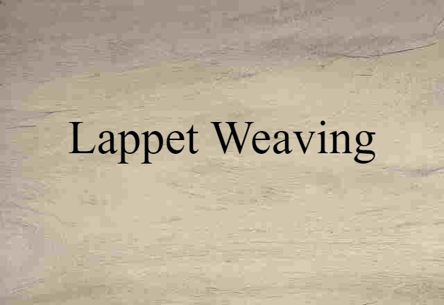 lappet weaving