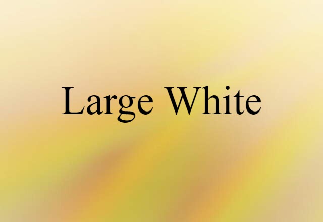 large white