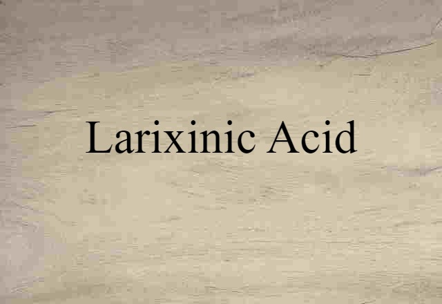 larixinic acid