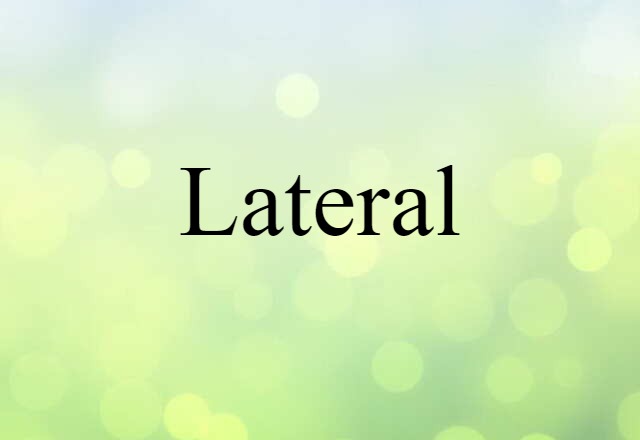 lateral