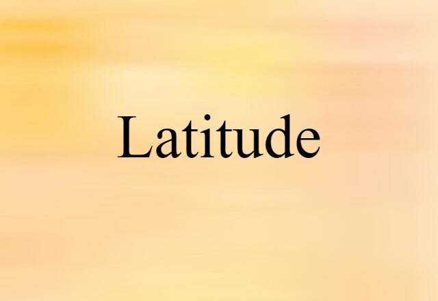 latitude