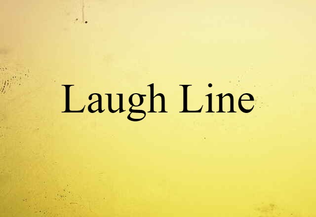 Laugh Line (noun) Definition, Meaning & Examples