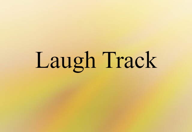 laugh track