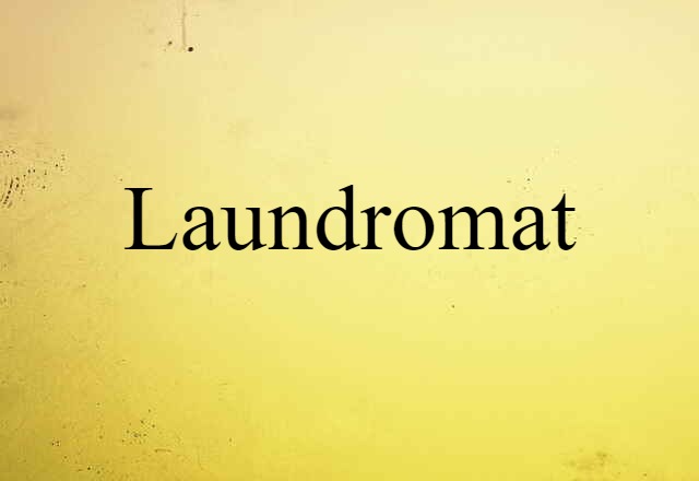 laundromat