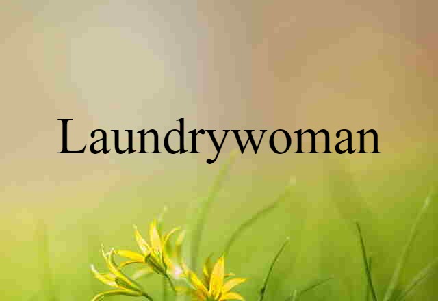 laundrywoman