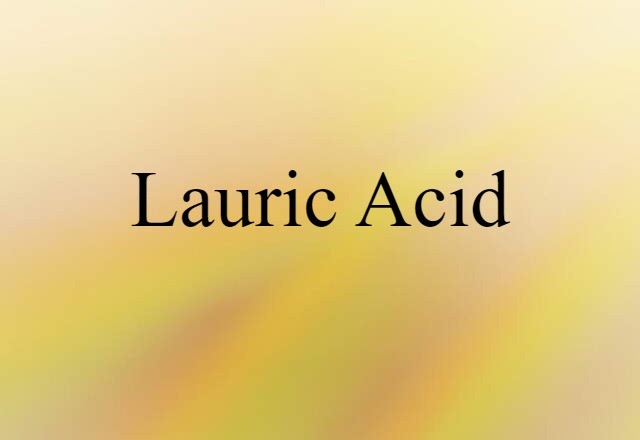 lauric acid