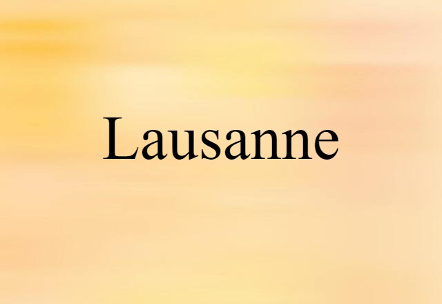 Lausanne