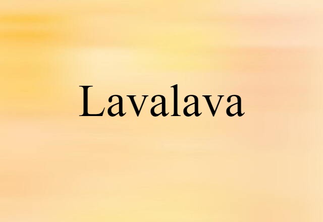 lavalava