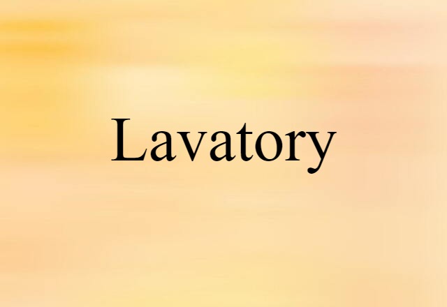 lavatory