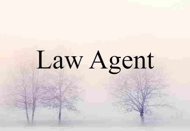 law agent