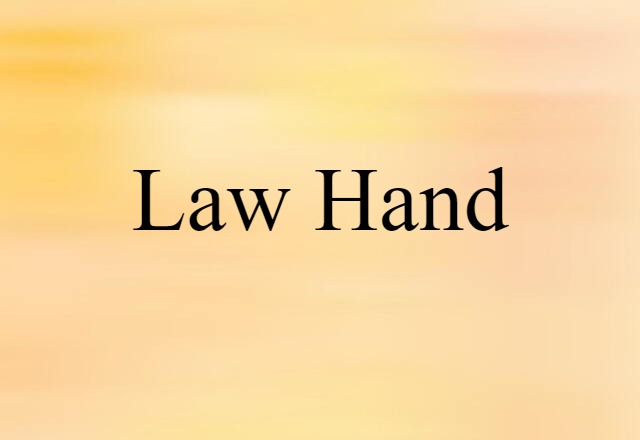 law-hand