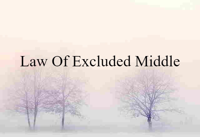 law of excluded middle