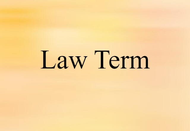 law term