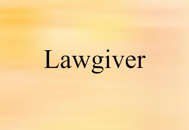 lawgiver