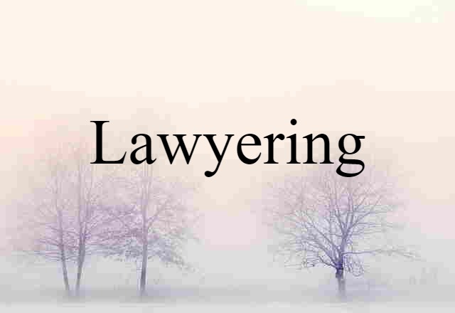 lawyering