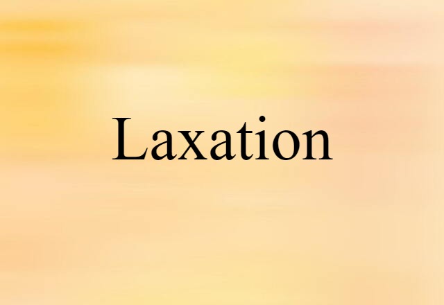 laxation