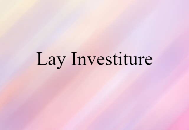 lay investiture