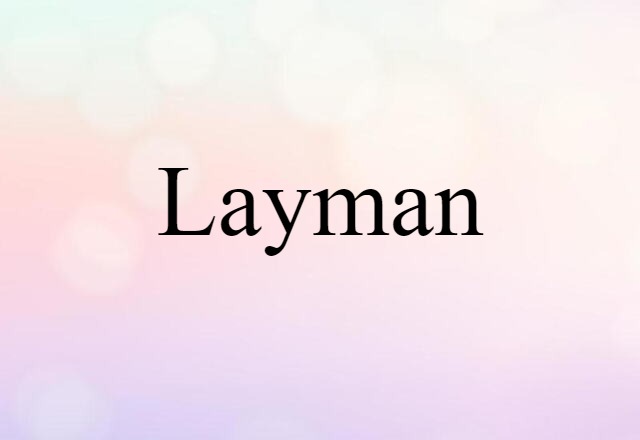 layman