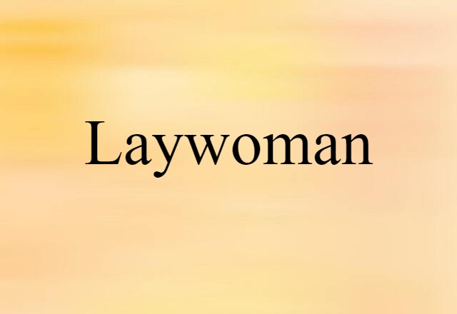 laywoman