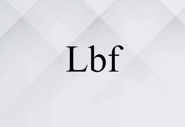 lbf