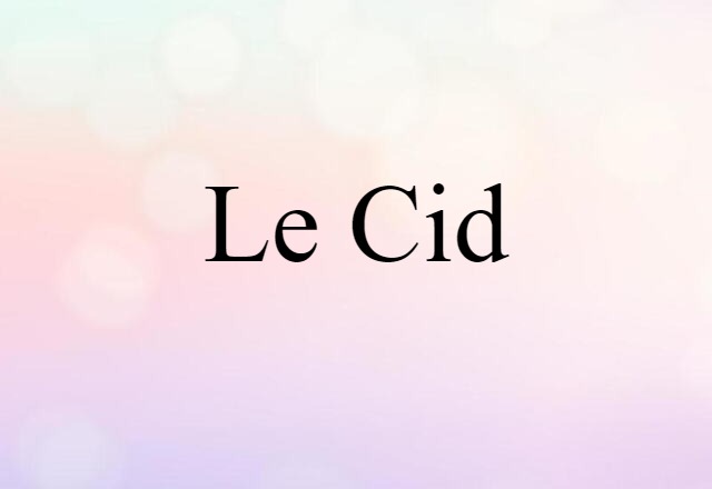 Le Cid