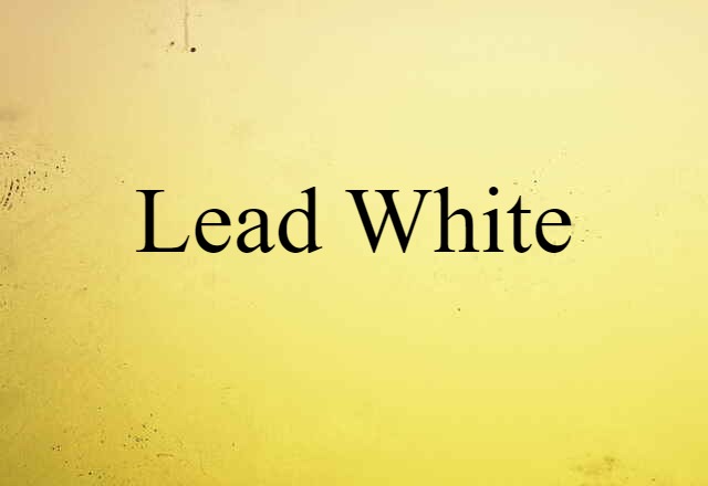 lead white