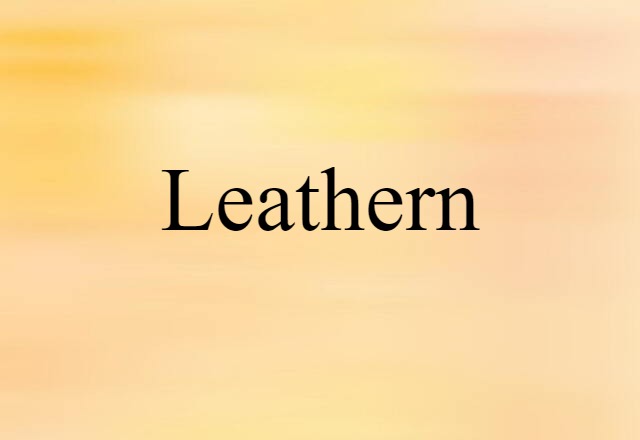 leathern