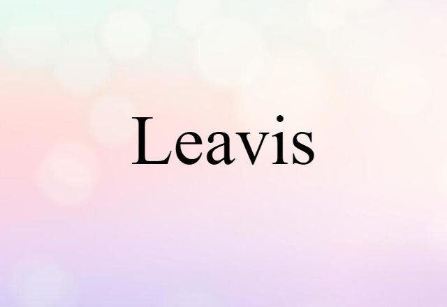 Leavis