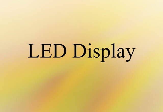 LED display