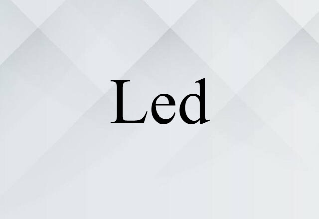 led