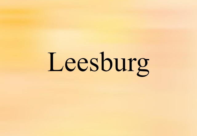 Leesburg