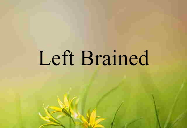 left brained